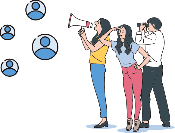 会員の声のイラスト